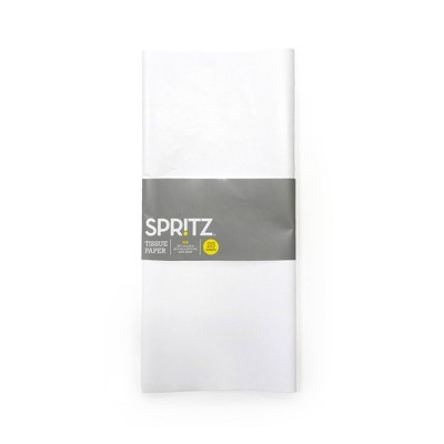 25ct Banded Tissue Paper White - Spritz™