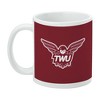 Texas Woman's Unviversity Primary Logo Ceramic Coffee Mug Novelty Gift Mugs for Coffee Tea and Hot Drinks 11oz White - 3 of 4