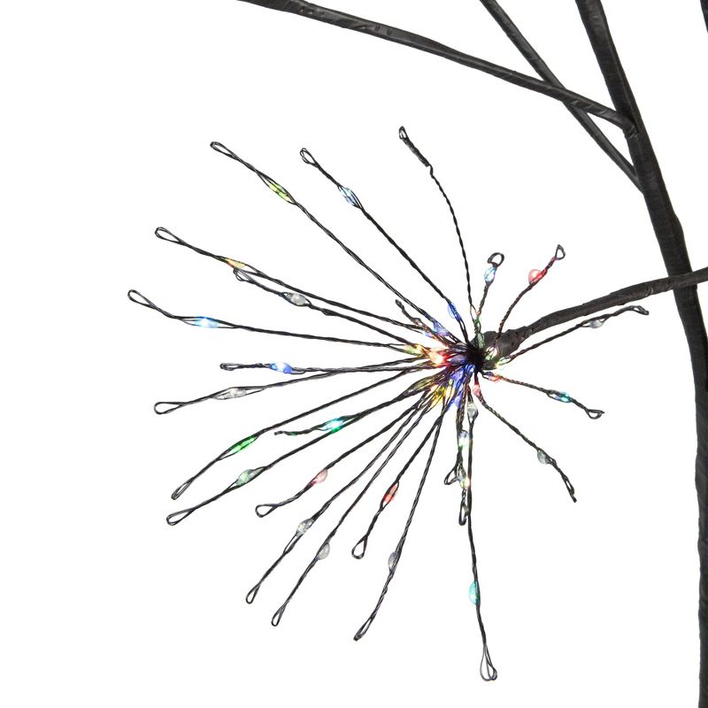 Northlight 5' LED Lighted Christmas Fireworks Tree, Multi-Color Lights, 3 of 6
