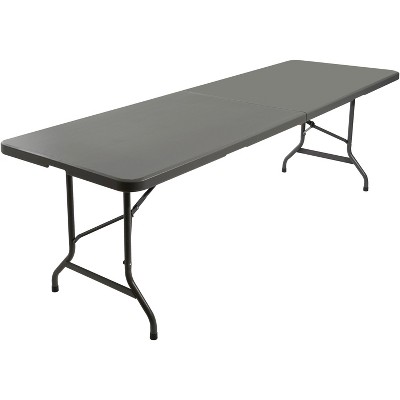 Iceberg Bifold Folding Table 30"x72" Charcoal 65467