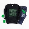 Simply Sage Market Women's Graphic Sweatshirt Lucky Stacked Coquette - 3 of 4