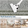 Modern Rug Thin Washable Non-Slip Geometric Border Low Pile Foldable Soft Non-Shedding Indoor Accent Carpet - 4 of 4
