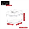 DWËLLZA KITCHEN White Lids Clear Plastic Airtight BPA-Free Food Storage Containers - 4 of 4