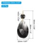 Unique Bargains Crystal Pendants Teardrop Beads for DIY Lamp Arts Crafts Decoration 10 Pcs - 2 of 4