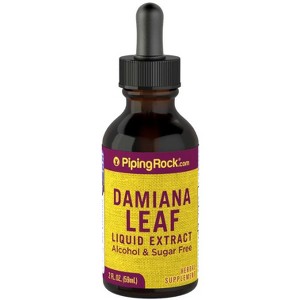 Piping Rock Damiana Leaf Liquid Extract | 2 fl oz - 1 of 1