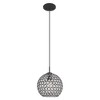 Livex Lighting Cassandra 1 - Light Pendant in  Black - 4 of 4
