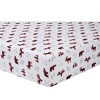 Sammy & Lou Lumberjack Microfiber Crib Sheet - 2pk - 3 of 4