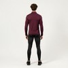 Anna-Kaci Active Men's Long Sleeve Quarter Zip Compression Athletic Shirt with Mock Neck and Performance Stretch Fabric - 4 of 4