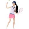 Barbie Careers Fashion Doll & Accessories, Made to Move Tennis Player - 2 of 4