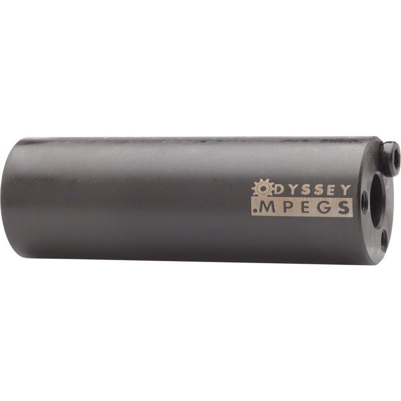 Odyssey MPEG BMX Peg Black 14mm with 3/8" Adaptor 4" Length, 1 of 3