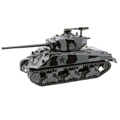 M4 Sherman 76 Long Barrell Tank Black Camouflage "Black Bandit" Series 30 1/64 Diecast Model Car by Greenlight