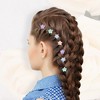 Unique Bargains Girl's Mini Flower Hair Clips 20 Pcs - 2 of 4