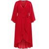 Women's Plus Size Fleetwood Maxi Dress - love red | CITY CHIC - 4 of 4