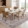 Area Rug for Living Room, Vintage Medallion Rugs, Traditional Washable Rugs for Bedroom, Non-Slip Stain Resistant Low-Pile - 2 of 4