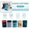 SEVOBAL 5 Pairs Normal Socks Gift for Boy Kid Toddler Summer Sock Cotton Crew Socks Plush Sleeping Slipper Sock Soft, Multicolored, 8.58"*0.39"*0.39" - 3 of 4