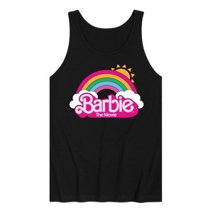 Men's - Barbie - Barbie Logo Rainbow Graphic Tank Top - 1 of 3