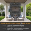 High-Density Polyurethane Faux Stone Siding Panels for Interior Exterior Decor Covering Rock Panel PU Stone - 4 of 4