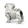 Black Bow Jewelry Sterling Silver Pug Bead Charm - 3 of 4