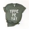 Simply Sage Market Yippie Pie Yay Short Sleeve Tee - XL - Army Green - 2 of 4