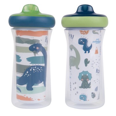 The First Years 2pk Insulated Sippy Cups - 12+ Months - Blue - 9oz