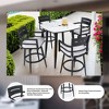Sapphtopaz Patio Dining Chairs Set of 2 Classic Swivel Outdoor Dining Chairs with Aluminum Frame for Garden, Patio - 2 of 4