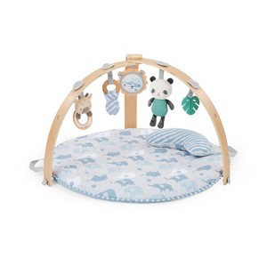 Ingenuity Cozy Spot Reversible Duvet Activity Gym with Wooden Toy Bar - 1 of 4