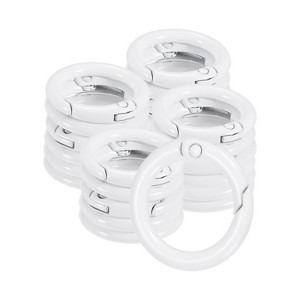 Unique Bargains Metal Spring O Rings 5/8 Inch Zinc Alloy Durable Multipurpose Lightweight Buckle - 1 of 4