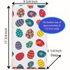 Fun Express Easter Basket Bags 17 3/4" tall cellophane bags  with Easter egg design 12pcs - 2 of 4