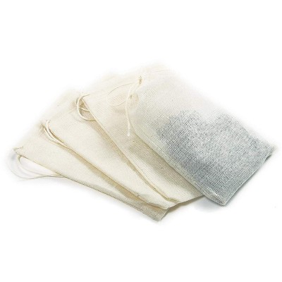 Norpro Reusable Brew Bags 4 pack - Great for Tea Spices Broth Gravy Stew & Soup