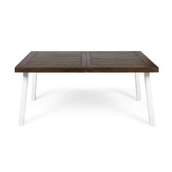 Della Rectangle Acacia Dining Table - Christopher Knight Home