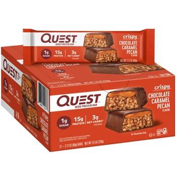 Pure Protein 20g Protein Bar - Chocolate Peanut Caramel - 12ct : Target
