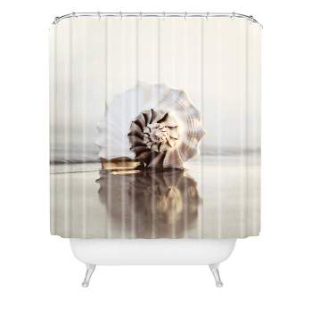 Bree Madden Seashell Shower Curtain Beige - Deny Designs