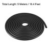Unique Bargains EPDM Rubber Weather-Proof Insulation Seal Strips Black - 2 of 3