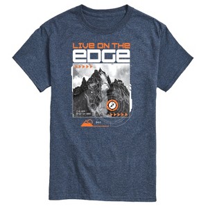 Men's - Instant Message - Live On The Edge Short Sleeve Graphic T-Shirt - 1 of 4