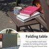 XIYUYEU Patio Porch Swing, 2 Person Outdoor Porch Swing with Adjustable Canopy, Hammock Swing Glider with Solar LED Light and 2 Cushions - 2 of 4