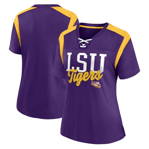 Ncaa Lsu Tigers Women s Jersey T shirt Target