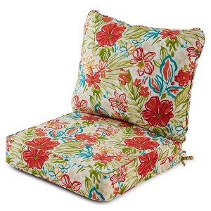 Kensington Garden 2pc Outdoor Chair Back Cushion Set - 1 of 4