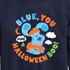 Boys' - Blue's Clues & You! - Blue You And Halloween Boo Graphic Long Sleeve Fleece Sweatshirt - 2 of 4
