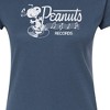 Women's - Peanuts - Records Dancing Snoopy Fitted Graphic T-Shirt - 2 of 4
