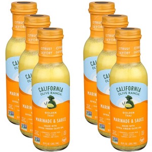 California Olive Ranch Golden Thai Marinade & Sauce - Case of 6 - 10 oz - 1 of 4