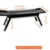 SEVOBAL Outdoor Grills, Griddles and Smokers Portable Foldable Charcoal Grill, Compact Outdoor with Side Tray for Patio Time, Black, 24.1"*9.45"*4.33" - 3 of 4