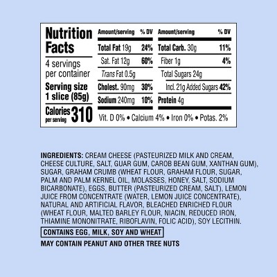 New York Style Cheesecake Slices - 12oz/4ct - Favorite Day™