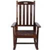 DSVIMOY Wooden Oversized Porch Rocker Chair with Wide Seat and Tall Backrest, High Back Rocking Chairs for Outdoor & Indoor, Brown, 27"*35.6"*45.2" - 4 of 4