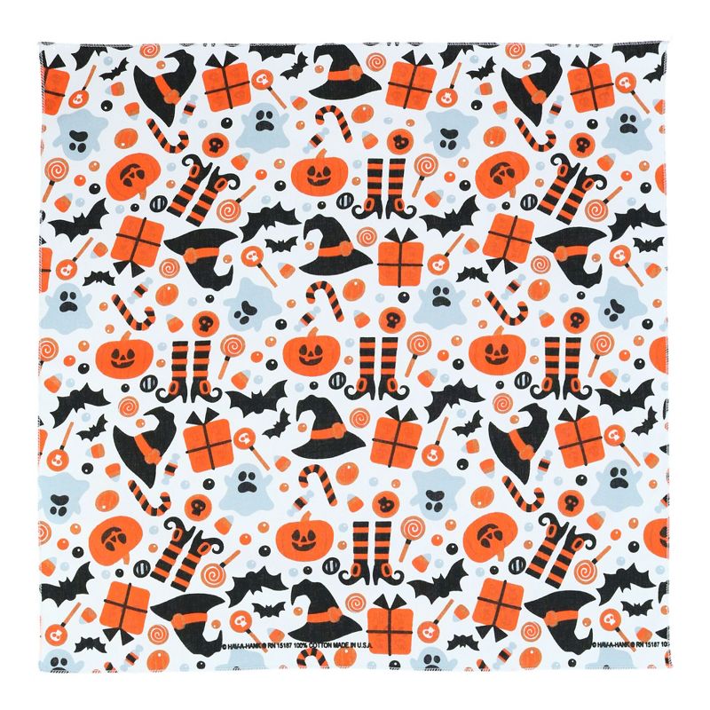 CTM Witches and Hats Halloween Print Holiday Bandana, 1 of 2