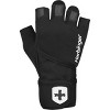 Harbinger Unisex Pro Wrist Wrap Weight Lifting Gloves 2.0 - Black - 2 of 2