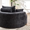 Sapphtopaz Sleeper Sofa with Upholstered Cloud Couches for Living Room with Pillows Modern Lounge Couch Bed for Apartment,Bedroom - 4 of 4