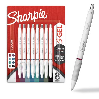 Sharpie Sgel White Fash Exp Asst Ink 8Ct Card