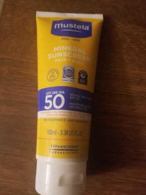 Mustela Baby Mineral Sunscreen Lotion SPF 50 Broad Spectrum - Face & Body  Sun