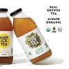 Just Ice Tea Organic Original Green Tea – 16 oz Glass Bottles (12-Pack) Unsweetened Brewed Tea with Organic Ingredients – No Sugar, No Junk, Just Tea - 3 of 4