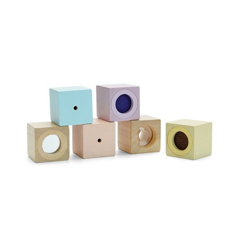 HAPE Natural and Color Maple Blocks - Set of 100